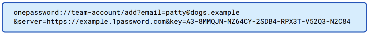 An add link contains the email address, team domain, and Secret Key.